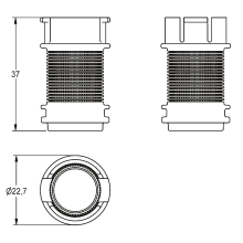 KWC Sieb, FLUSH-S, 2030021801