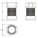 KWC Sieb, FLUSH-S, 2030021801