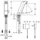 KWC Standbatterie, PROTRONIC-S, Elek, Mischer,...