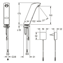 KWC Standventil, PROTRONIC-S, Elek, O. Mischung,...