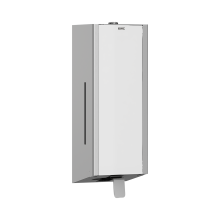 KWC Seifenspender, EXOS, Edelstahl, AP, 120x345x120 mm, Front ESG Weiß