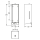 KWC Seifenspender, EXOS, Edelstahl, AP, 120x345x120 mm, Front ESG Weiß