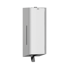 KWC Schaumseifenspender, EXOS, Edelstahl, AP, 120x326x120 mm, Front ESG Weiß