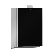 KWC Hygieneabfallbeh, EXOS, Edst, AP, 230x346x125 mm, Front ESG Schwarz, 3, 7l