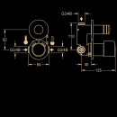 KWC Funktionsblock, Aqualine-therm, Td-option, 2030030260