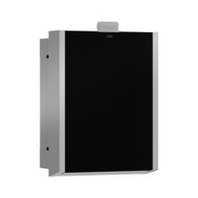 KWC Hygieneabfallbeh, EXOS, Edst, UP, 284x332x125 mm, Front ESG Schwarz, 3, 7l