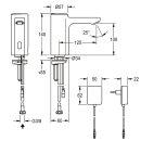 KWC Standventil, F5, Elek, O. Mischung, 5l,...