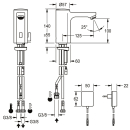 KWC Standbatterie, F5, Elek, Mischer, Niederdruck,...