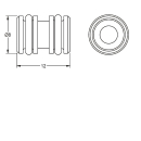 KWC Buchse, mit O-ringen, 2030035613