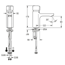 KWC Standbatterie, F5, Hydr, Mischer, 5l