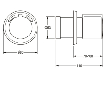 KWC Thermostatsteuereinheit, Labs-konform, 2030036539