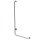 KWC Winkelgriff, CONTINA, Edelstahl, Winkel 90 Grad, Ausf. Re, 678x1328x82 mm