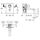 KWC Wascharmatur, F5, Elek, Thermostat, UP, F-set, Ausld....