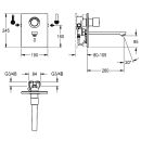 KWC Wascharmatur, F5, Elek, Thermostat, UP, F-set, Ausld....