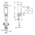 KWC Standbatterie, F5, Hydr, Mischer, 3l, Rohre