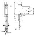 KWC Standventil, F5, Hydr, O. Mischung, 3l