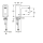 KWC Standventil, F5, Elek, O. Mischung, 3l, Batterie