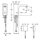 KWC Standventil, F5, Elek, O. Mischung, 3l,...
