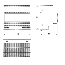 KWC Netzteil, Eingang 100-240 VAC, Ausgang Umschaltbar 7/12 VDC