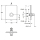 KWC Durchgangsventil, F3, Hydraulisch, O. Mischung, Unterputz, Fertigbauset