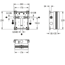 KWC Rohbauset, F3, Systembox R3, Waschen, Warm- und...
