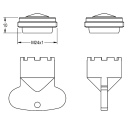KWC Luftsprudler, F5, M24x1, Diebst, Bauform SLIM, 5 l,...