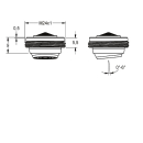 KWC Luftsprudler, F5, M24x1, 5 L/min, Bauform SLIM,...