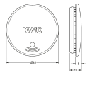 KWC Verschlusskappe, F3, mit O-ring, 2030041514