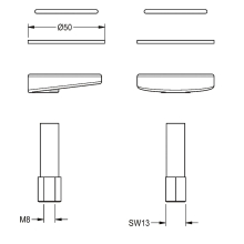 KWC Schnellbefestigung, F3, 2030042441