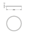 KWC O-ring, F3, 37x1, 5 mm, Blau, 2030042950