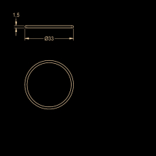 KWC O-ring, F3, 30x1, 5 mm, Blau, 2030042962
