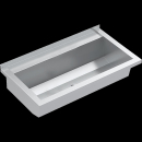 KWC Waschrinne, PLANOX, Edelstahl, W.-mont, 800x210x442...