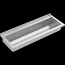 KWC Waschrinne, PLANOX, Edelstahl, W.-mont, 1200x210x442...