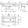 KWC Waschrinne, PLANOX, Edelstahl, W.-mont, 3000x210x442 mm, m. Arm-bank