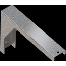 KWC Konsole, PLANOX, Edelstahl, Wandmontage, 45x180x240 mm