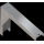 KWC Konsole, PLANOX, Edelstahl, Wandmontage, 45x180x240 mm
