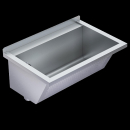 KWC Waschtrog, SIRIUS, Edelstahl, 750x354x500 mm, Ablauf...