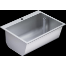 KWC Einlegewaschtrog, SIRIUS, Edelstahl, 670x281x520 mm,...