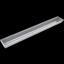 KWC Waschrinne, PLANOX, Edelstahl, W.-mont, 2800x210x382 mm, O. Arm-bank