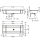 KWC Waschrinne, PLANOX, Edelstahl, W.-mont, 2100x210x442 mm, m. Arm-bank