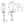 KWC Standventil, F5, Elek, O. Mischung, 5l, Batterie, Labs-konform