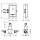 KWC Hygieneeinheit, F5, AP, Labs-konform, für. Einhebel-standbatterie F5 100 mm