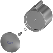 KWC Temperaturwahlgriff, F3, Metall, 2030048766