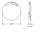 KWC Abdeckplättchen, F3, Farbmarkierung, 2030048769