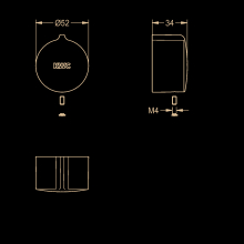 KWC Griffdruckkappe, F5, 2030050753