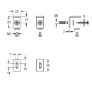 KWC Abzugssicherungs-set, VARIUS, Aluminium, Weiß,...