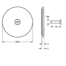 KWC Abdeckplättchen, mit Schraube, 2030051885