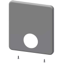 KWC Edelstahlabdeckplatte, F5, 205x225 mm, 2030052044