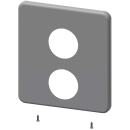 KWC Edelstahlabdeckplatte, F5, 205x225 mm, 2030052051