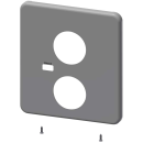 KWC Edelstahlabdeckplatte, F5, 205x225 mm, 2030052248